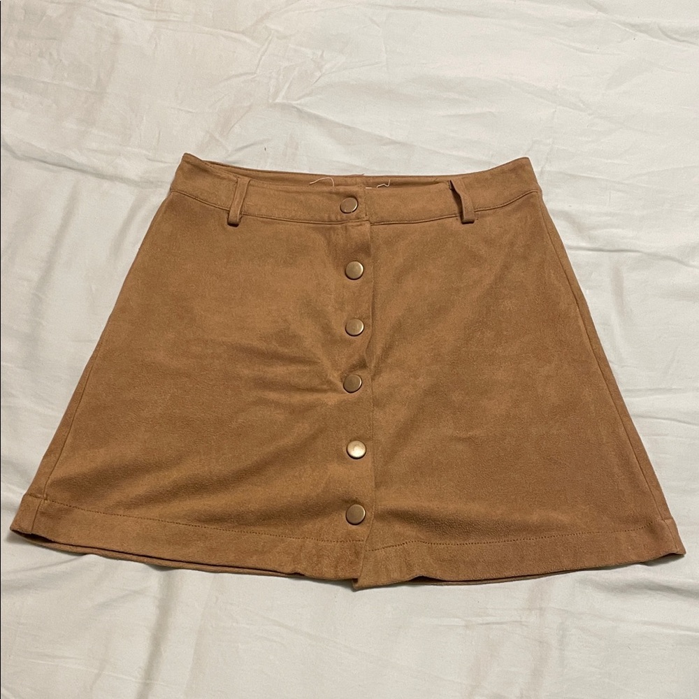 Marine Layer Brown Mini Skirt